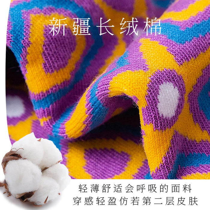 Wholesale socks summer pure cotton socks color MOQ≥2 JDC-SK-LinX002