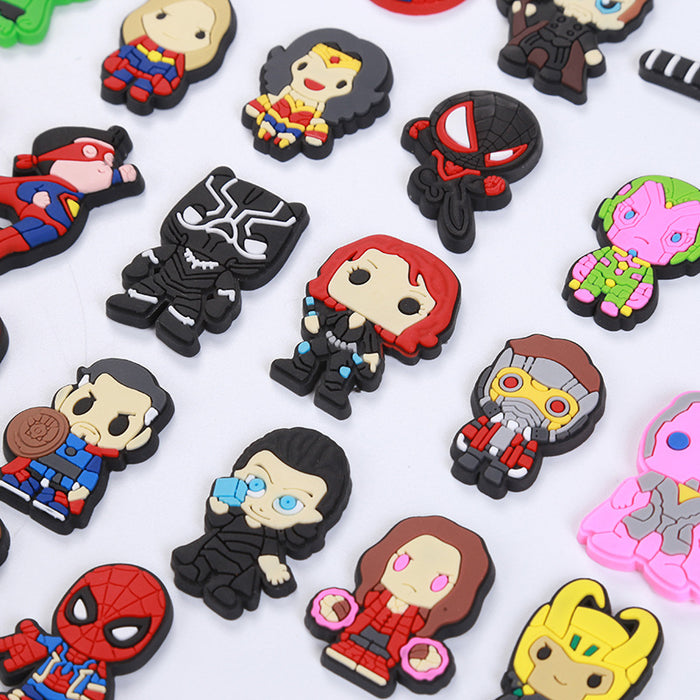 Wholesale Croc Charms Random 100pcs Cartoon Cute PVC DIY Accessories (M) JDC-CCS-YiiShang003