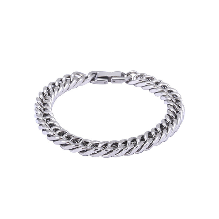 Wholesale Bracelet Alloy Hip Hop Cuban Bracelet JDC-BT-ChenY026