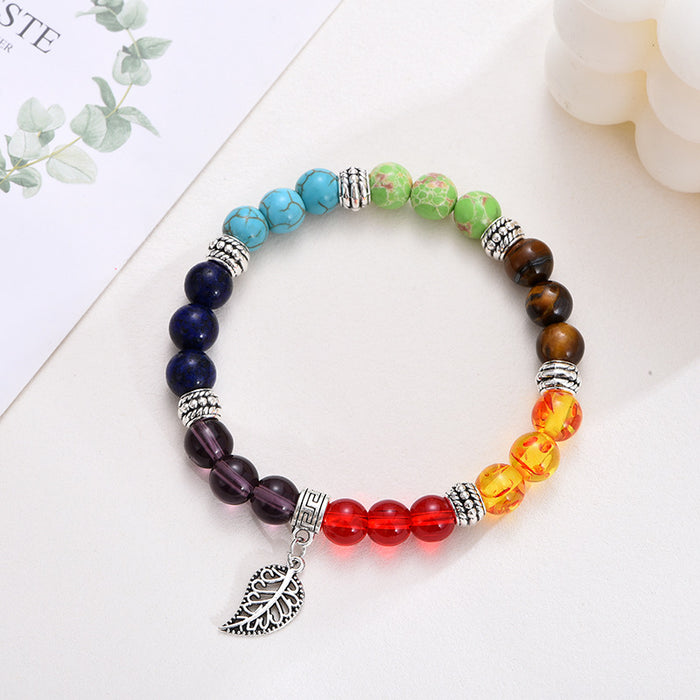 Wholesale Creative Colorful Bracelet Natural Tiger Eye Beaded Bracelet JDC-BT-YanH005