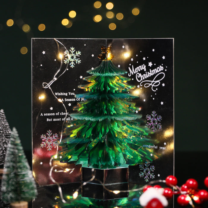 Wholesale Greeting Cards 3D Creative Christmas Cards JDC-GC-LiD001