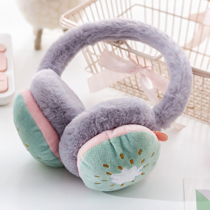 Wholesale Earmuffs Plush Kids Adjustable Fruit Earmuffs Warm JDC-EF-ZhuoH001