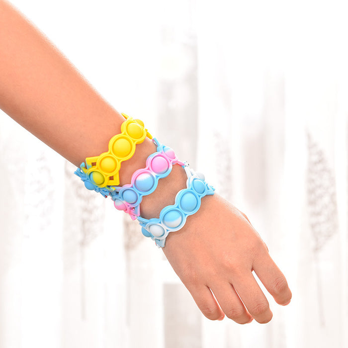 Jewelry WholesaleWholesale blue silicone multifunctional bracelet JDC-FT-Bais006 fidgets toy 百思 %variant_option1% %variant_option2% %variant_option3%  Factory Price JoyasDeChina Joyas De China