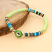 Jewelry WholesaleWholesale Bohemian Beach Style Soft Pottery Multicolor Glass Eye Bead Bracelet JDC-BT-JBH006 Bracelet 怪我咯 %variant_option1% %variant_option2% %variant_option3%  Factory Price JoyasDeChina Joyas De China