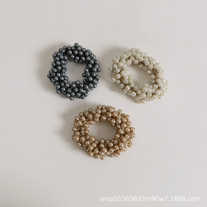 Wholesale Simple Braided Beaded Head Rope Hair Ring JDC-HS-TengH002