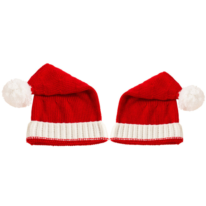 Wholesale Hat Wool Christmas Parent-child Knitted Hat MOQ≥2 JDC-FH-MY004