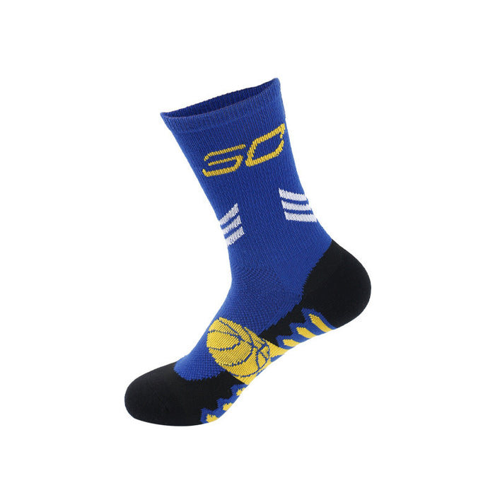 Wholesale Sock Cotton Sweat Absorbing Tall Basketball Socks Thick Thick Line Men MOQ≥3 JDC-SK-XYY001