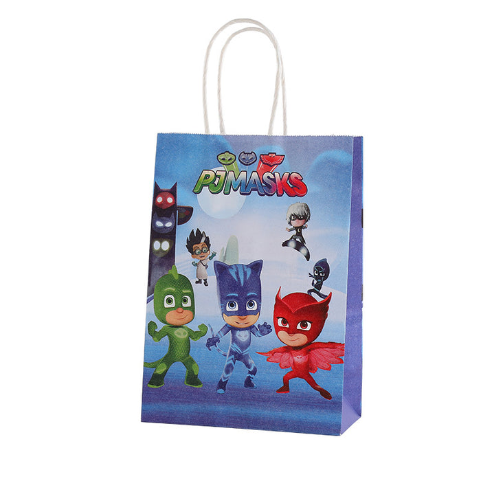 Wholesale Gift Bag Kraft Paper Cute Cartoon Portable Gift Bag (M) MOQ≥12 JDC-GB-Jiuyue004