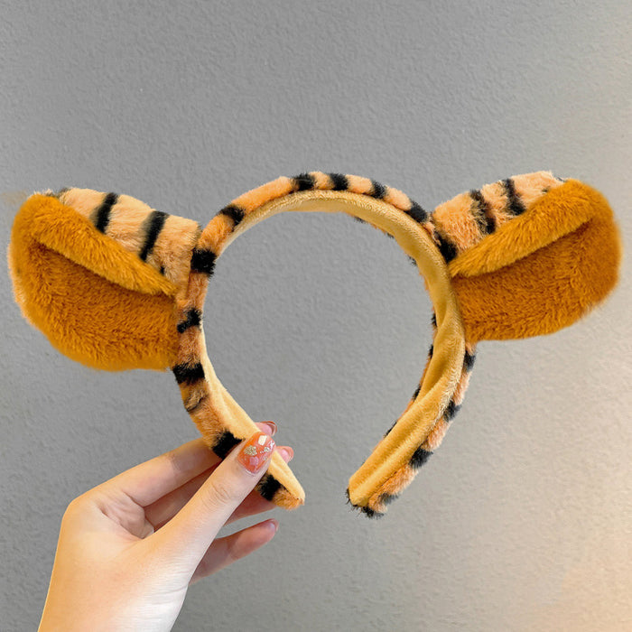 Wholesale cartoon Tigger headband female shape cute tiger JDC-HD-QiaHan001