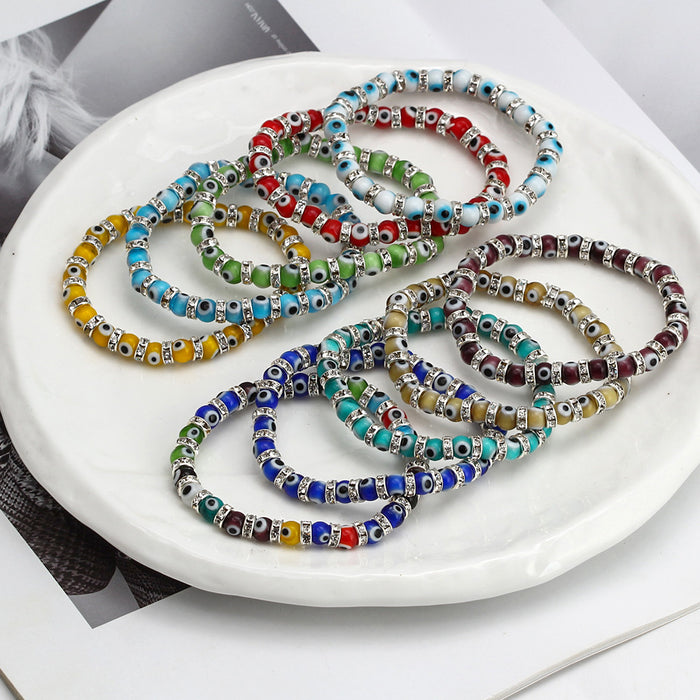 Wholesale Evil Blue Eyes Bracelet Jewelry MOQ≥2 JDC-BT-BaiDing004