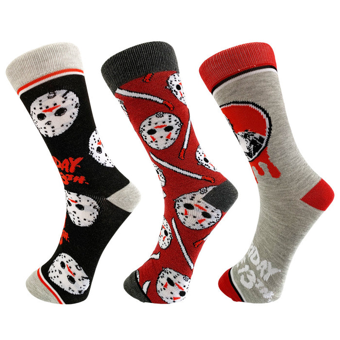 Wholesale Sock Polyester Cotton Men's Socks Cartoon Faceless Man JDC-SK-YiYan023