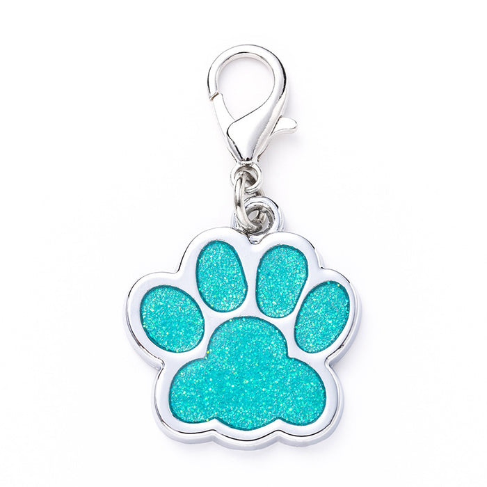 Wholesale Keychains For Backpacks Zinc Alloy Metal Pet Footprint Keychain JDC-KC-XYP001