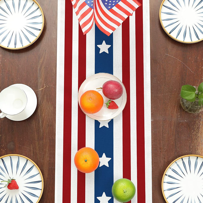 Jewelry WholesaleWholesale 4th of July Independence Day Linen Tablecloth MOQ≥2 JDC-TC-OuH006 Tablecloth 欧恒 %variant_option1% %variant_option2% %variant_option3%  Factory Price JoyasDeChina Joyas De China