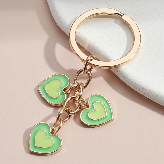 Wholesale Alloy Heart Shaped Keychain Hanging JDC-KC-XHuai001