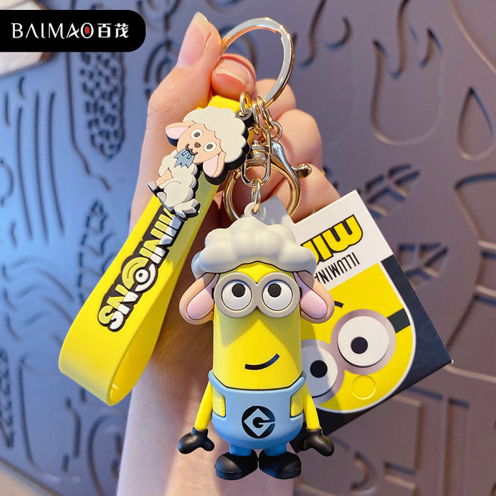 Wholesale Minions Zodiac Keychain Creative Exquisite and Cute JDC-KC-BaiM040