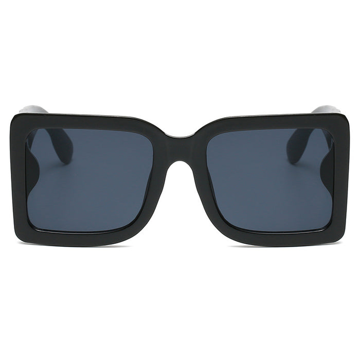 Wholesale large frame square sunglasses for men and women personality wide legs JDC-SG-BaiLuan007