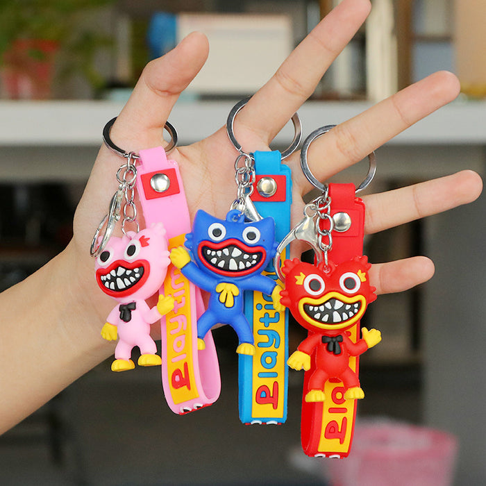 Wholesale Keychain PVC Cute Cartoon Doll Ornament JDC-KC-XTang011