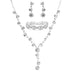 Jewelry WholesaleWholesale Dinner Party Sparkling Encrusted Full Diamonds Women's Wedding Necklace Set JDC-NE-Yaqian002 Necklaces 雅茜 %variant_option1% %variant_option2% %variant_option3%  Factory Price JoyasDeChina Joyas De China