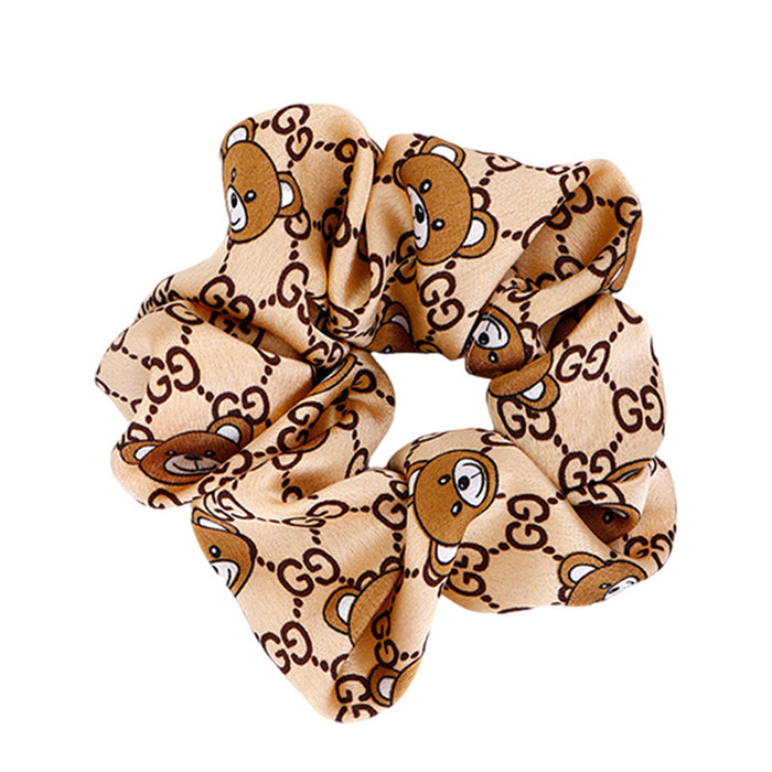 Wholesale Cute Bear Cloth Hair Scrunchies (F) MOQ≥2 JDC-HS-Hefeng006