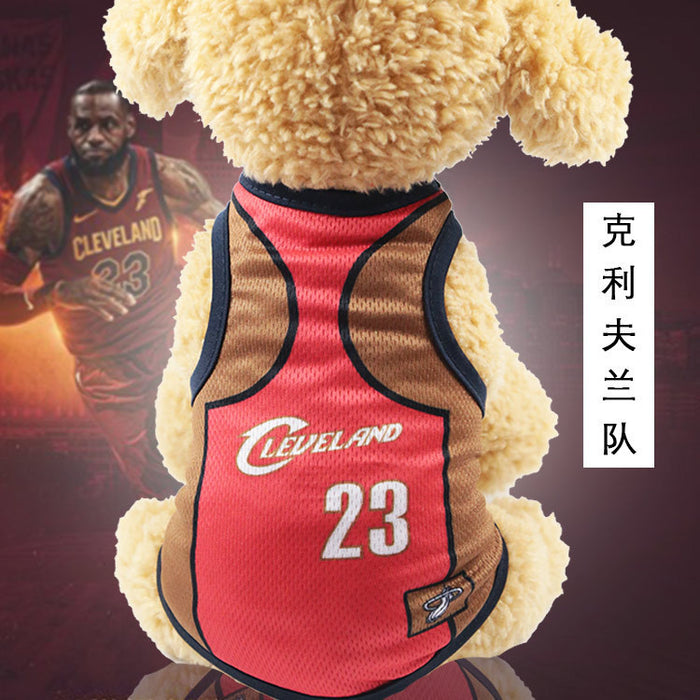 Wholesale Pet Clothing Polyester Jersey Vest JDC-PC-JYa003