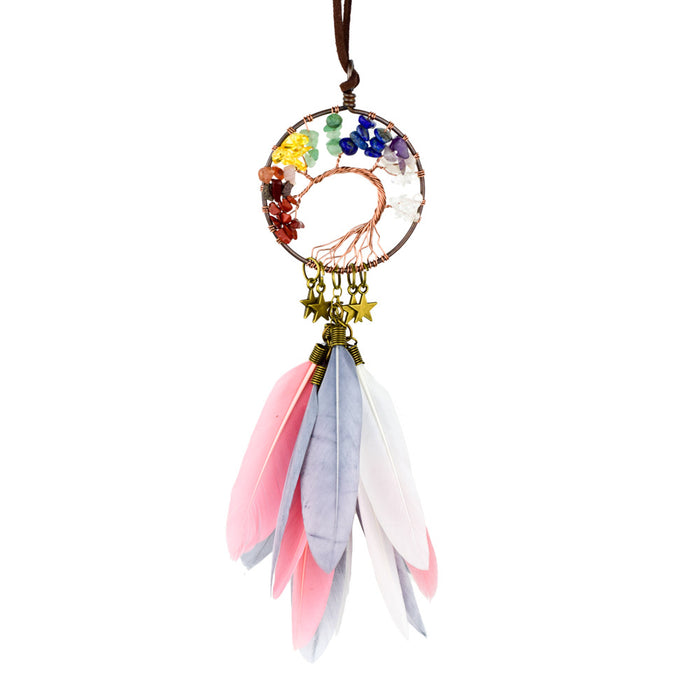 Wholesale crystal tree of life car hanging car MOQ≥2 JDC-DC-YQi001