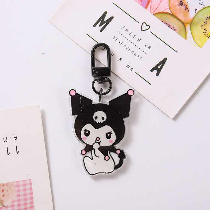 Wholesale Cute Acrylic Keychain Cartoon Pendant Bag Jewelry MOQ≥2 (M) JDC-KC-GHui012