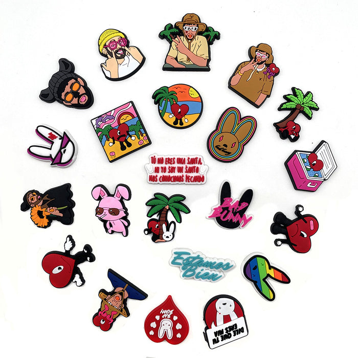 Wholesale Random 10pcs Cartoon Cute PVC DIY Accessories Croc Charms (M) JDC-CCS-WanX003