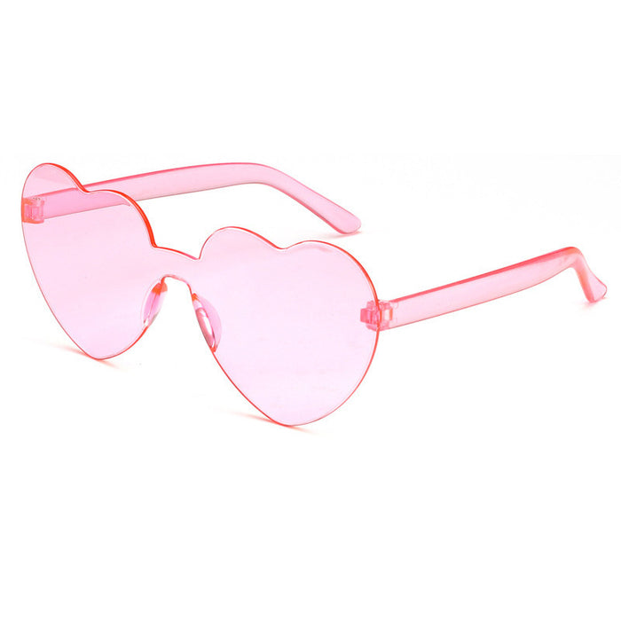 Wholesale PC material fashion love sunglasses men and women same style JDC-SG-AoMing001