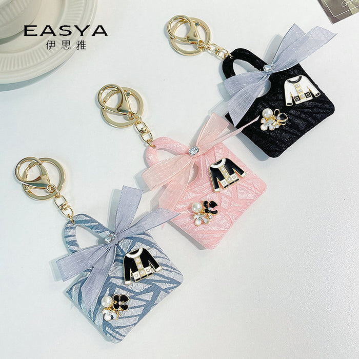 Wholesale keychain pvc small flower bag exquisite cute mini bag MOQ≥2 JDC-KC-CH102