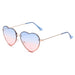 Jewelry WholesaleWholesale Cute Love Frameless Sunglasses JDC-SG-HongW001 Sunglasses 宏伟 %variant_option1% %variant_option2% %variant_option3%  Factory Price JoyasDeChina Joyas De China