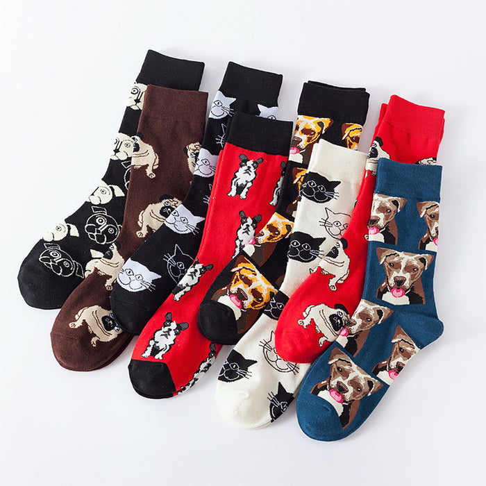 Wholesale Socks Cotton Creative Animal Socks MOQ≥5 JDC-SK-XinH017