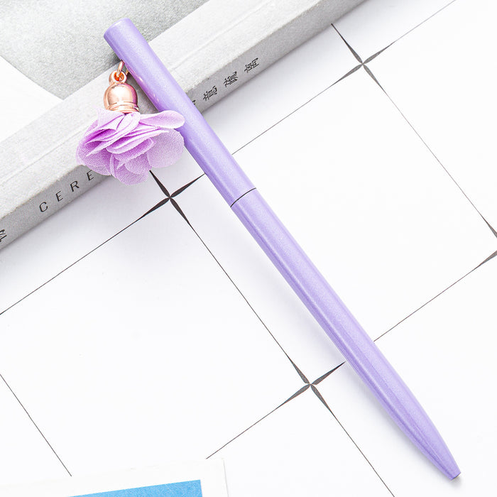 Wholesale Ballpoint Pen Metal Cute Flower Roller Pen JDC-BP-HongD008