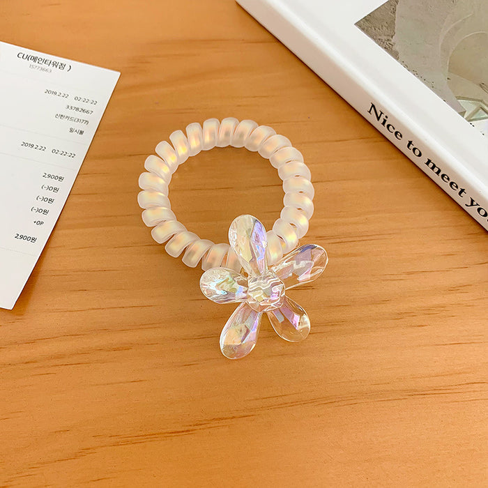 Wholesale TPU Mermaid Color Bear Phone Cord Hair Rope JDC-HS-tengZ008