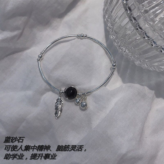 Jewelry WholesaleWholesale natural strawberry Feather Crystal Bracelet JDC-BT-HuG007 Bracelet 胡格 %variant_option1% %variant_option2% %variant_option3%  Factory Price JoyasDeChina Joyas De China