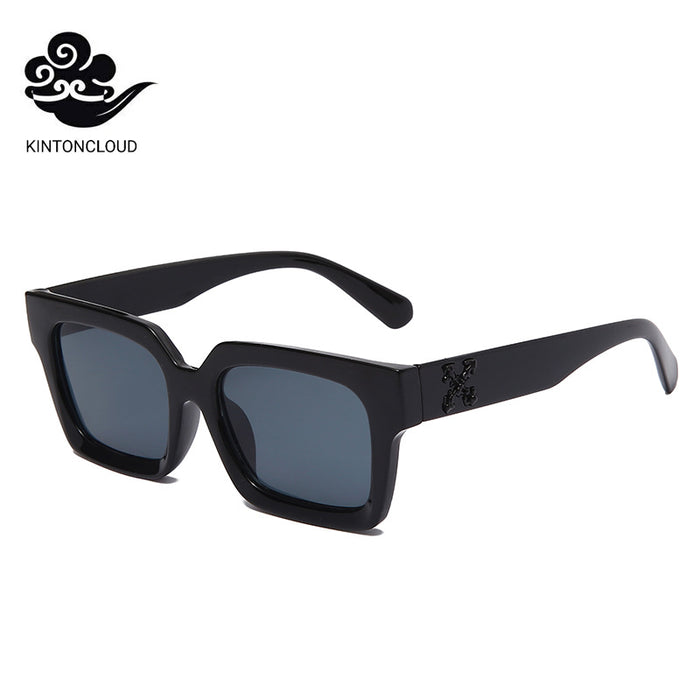 Wholesale leopard print uv4 outdoor transparent sunglasses frame （F)  JDC-SG-HNB004