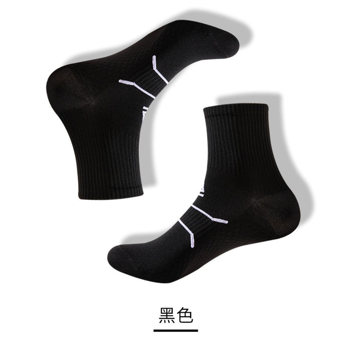 Wholesale spring and summer marathon professional running fitness four seasons pressure sports socks JDC-SK-ManP002