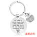 Jewelry WholesaleWholesale Teacher's Day Gift With Diamond Stainless Steel Round Brand Keychain JDC-KC-GangGu038 Keychains 钢古 %variant_option1% %variant_option2% %variant_option3%  Factory Price JoyasDeChina Joyas De China