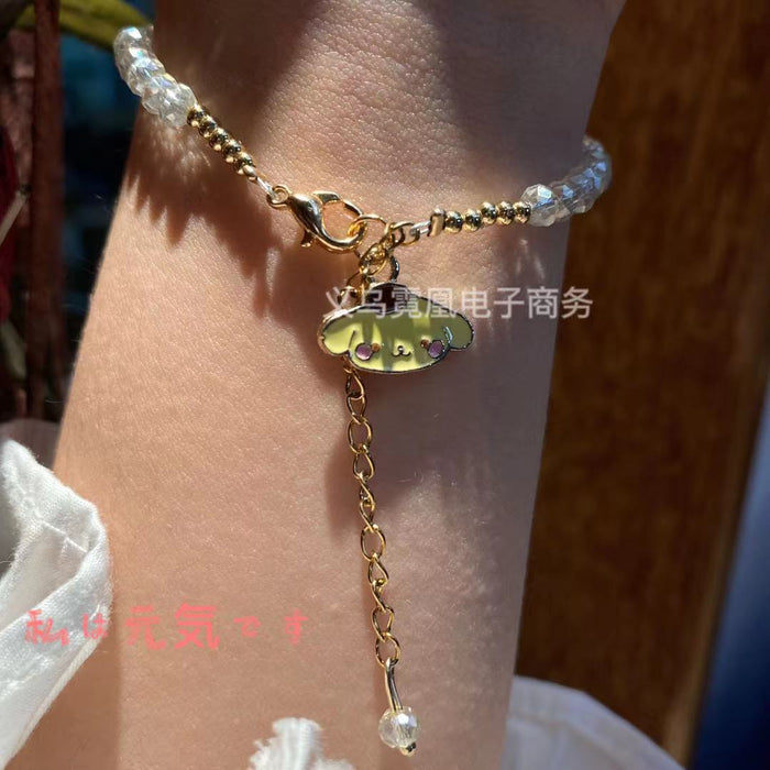 Wholesale Bracelet Cute Sweet Girl Girl Crystal Beaded Chain JDC-BT-NiHuang006