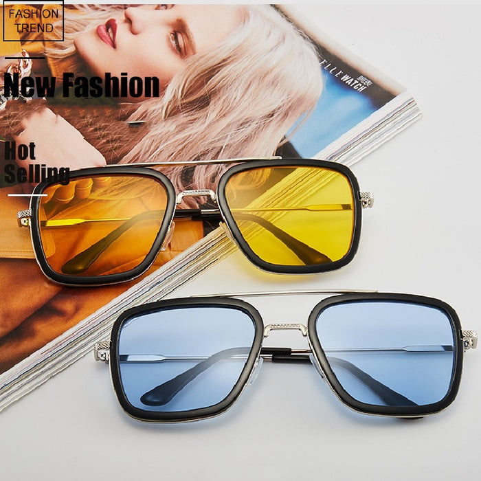 Wholesale Sunglasses AC Lens Plastic Frame Small Square (F) JDC-SG-XinS014