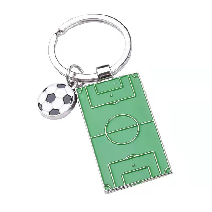 Wholesale creative football stadium keychain for world cup fans JDC-KC-RZhe001