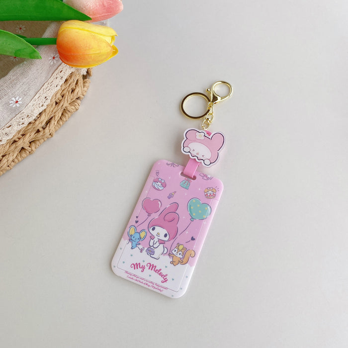 Wholesale Keychain Silicone Cute Cartoon Retractable Bus Card Holder MOQ≥2 (S) JDC-KC-JAD003