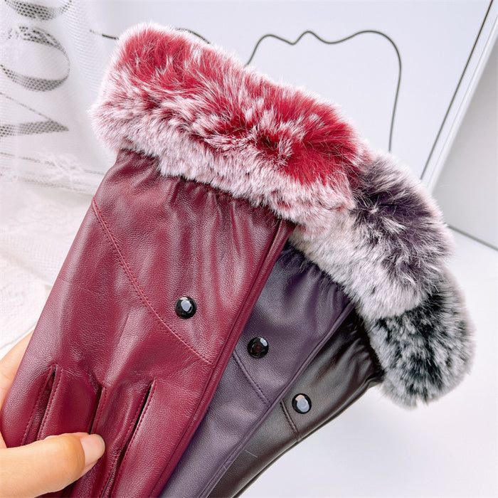 Wholesale Gloves PU Gross Outdoor Warming Touch Screen JDC-GS-MYuan008