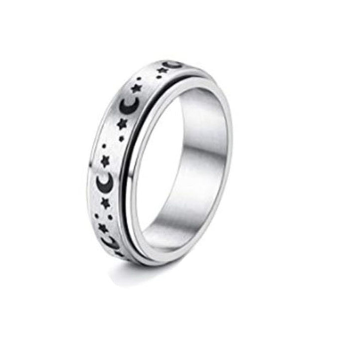 Jewelry WholesaleWholesale rotatable stainless steel ring JDC-RS-Yunhe002 Rings 芸禾 %variant_option1% %variant_option2% %variant_option3%  Factory Price JoyasDeChina Joyas De China