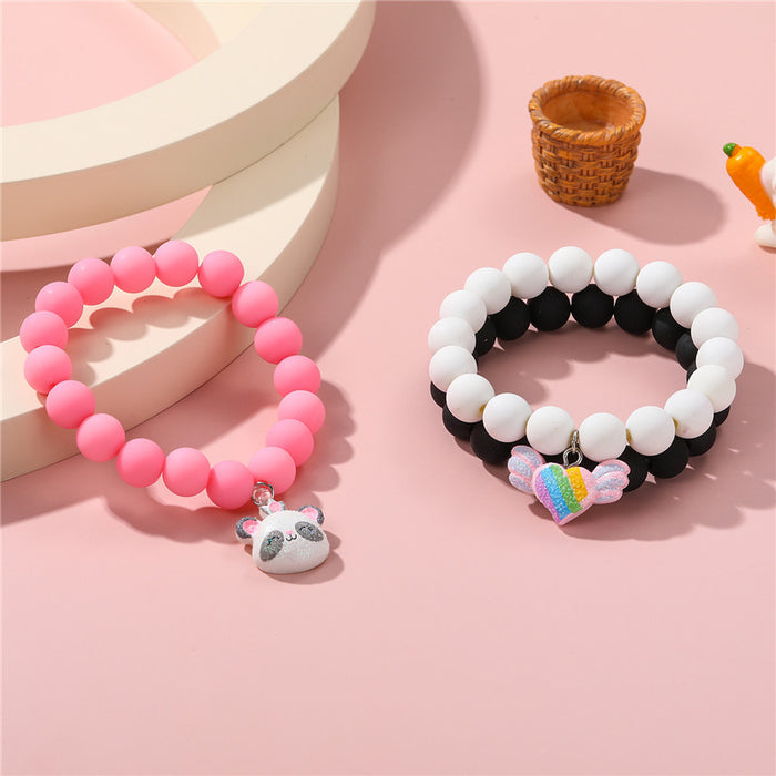 Wholesale Bracelet Plastic Kids Cute Cartoon JDC-BT-ZhuoM007