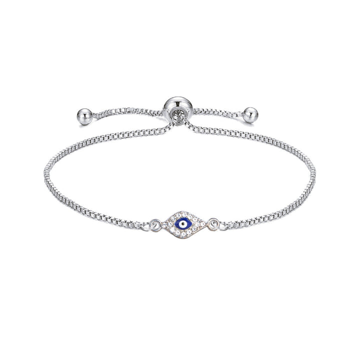 Wholesale Bracelet Alloy Evil Eye Lucky Guardian Bracelet MOQ≥2 JDC-BT-XiaoM011