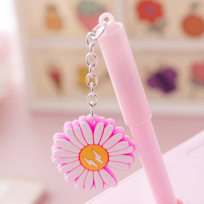 Wholesale pendant small flower cartoon student fountain pen JDC-BP-XuF003