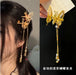 Jewelry WholesaleWholesale moving butterfly tassel hair clip JDC-HC-Muran001 Hair Clips 慕苒 %variant_option1% %variant_option2% %variant_option3%  Factory Price JoyasDeChina Joyas De China