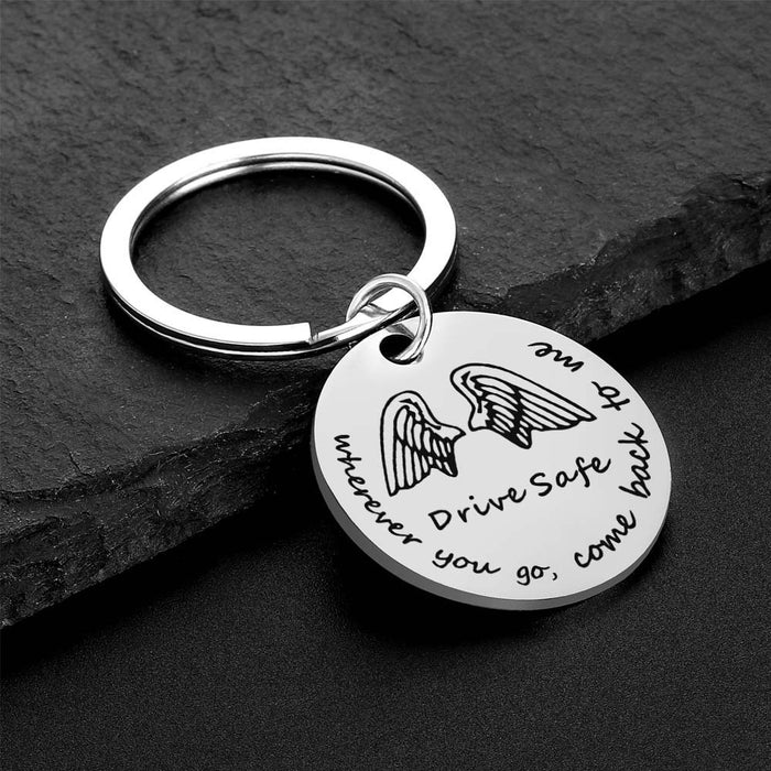 Wholesale Stainless Steel Jewelry Keychain JDC-KC-ShangQ013