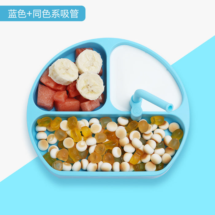 Wholesale Baby Silicone Dinner Plate Suction Cup JDC-CC-Ningxuan003