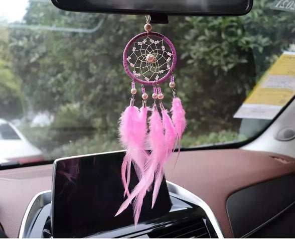 Jewelry WholesaleWholesale Feather Cotton Wire Iron Hoop Dreamcatcher JDC-DC-BGN005 Dreamcatcher 布谷鸟 %variant_option1% %variant_option2% %variant_option3%  Factory Price JoyasDeChina Joyas De China